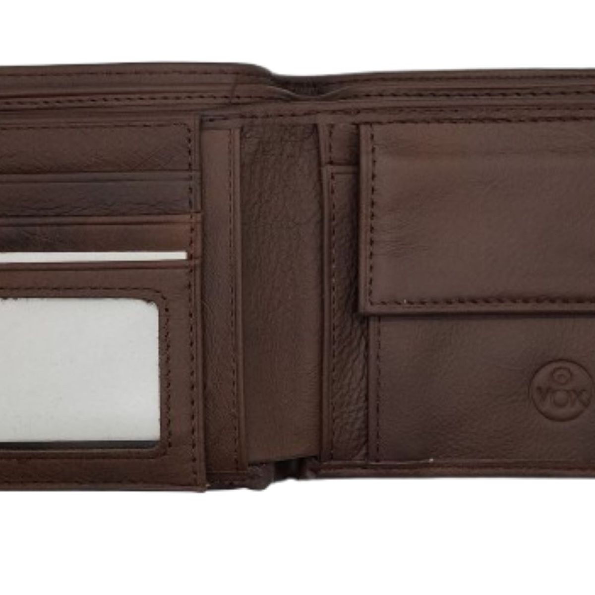 VOX - BILLETERA HOMBRE CUERO CAFE  (63001C)