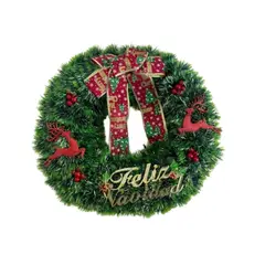 GENERICO - Corona Navideña Guirnalda Para Puertas Decoración Navidad