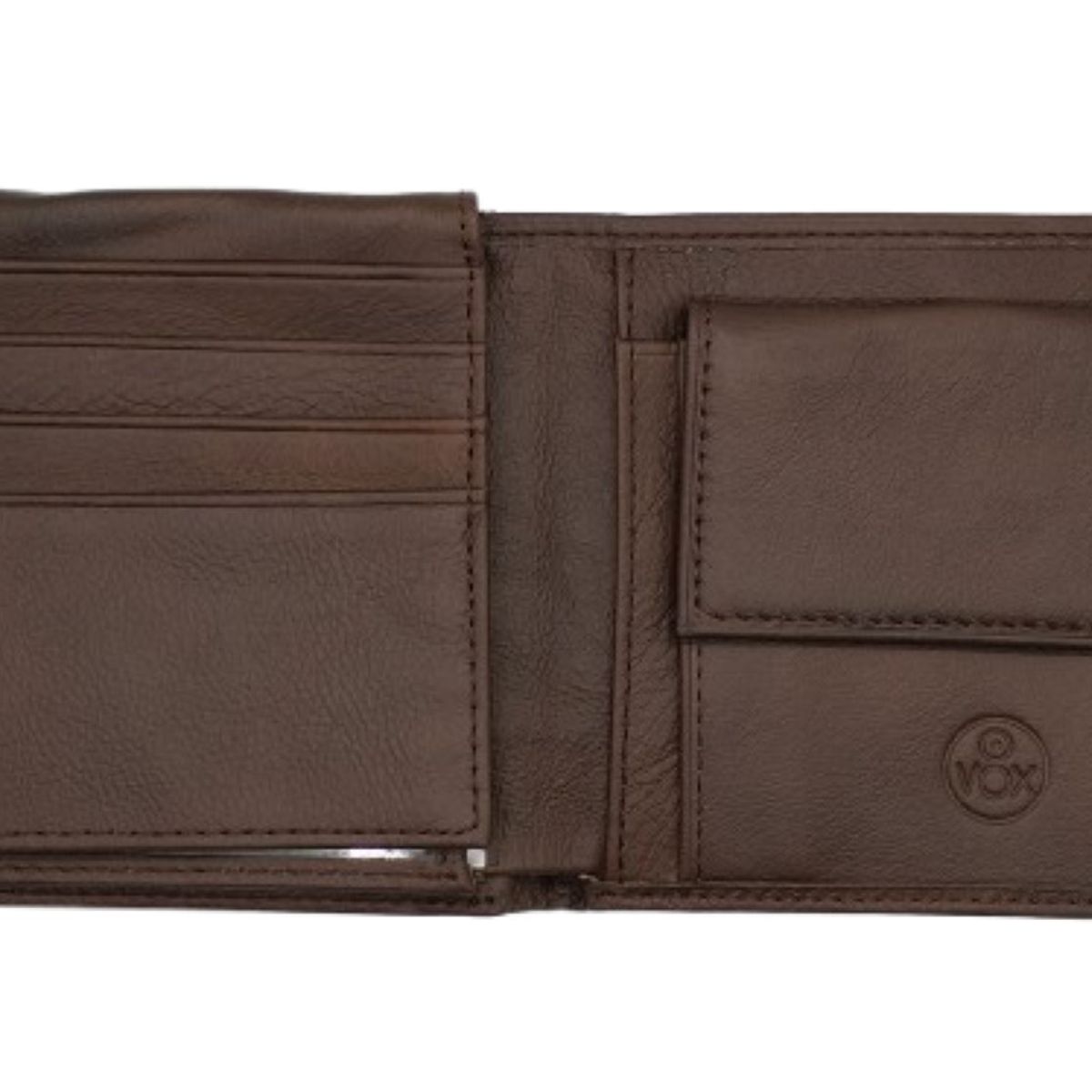 VOX - BILLETERA HOMBRE CUERO CAFE 61826C