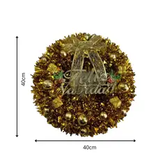 GENERICO - Corona Navideña Guirnalda Para Puertas Decoración Navidad
