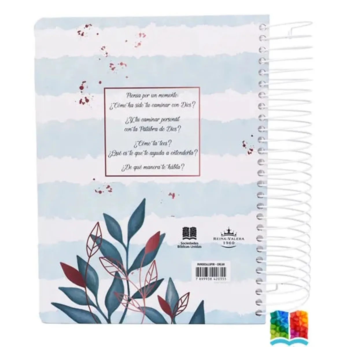 SOCIEDAD BIBLICA CHILENA - Biblia Crear RVR 1960 con espacio para notas y dibujos 22x24 cm Esprial