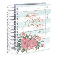 SOCIEDADES BIBLICAS UNIDAS - Santa Biblia Crear RVR1960 anillado tapa dura flores