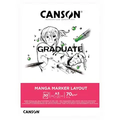 CANSON - Marker Pad Graduate A3 70gr 50hj