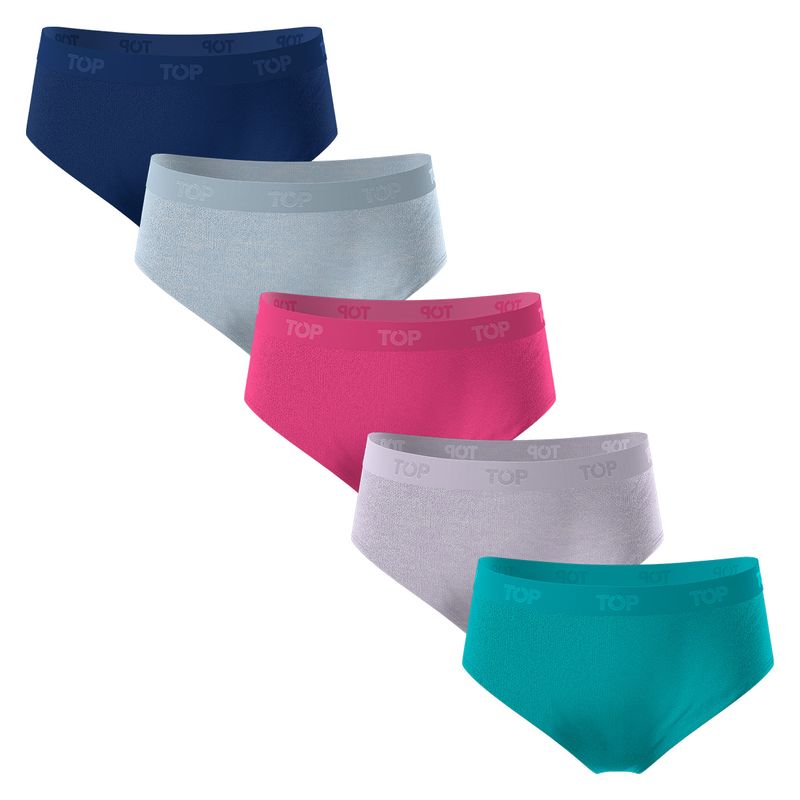 TOP - Calzón Pantaletas NIÑA Algodón Pack 5 C1 Top