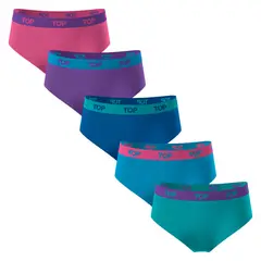 TOP - Calzón Pantaletas NIÑA Algodón Pack 5 C2