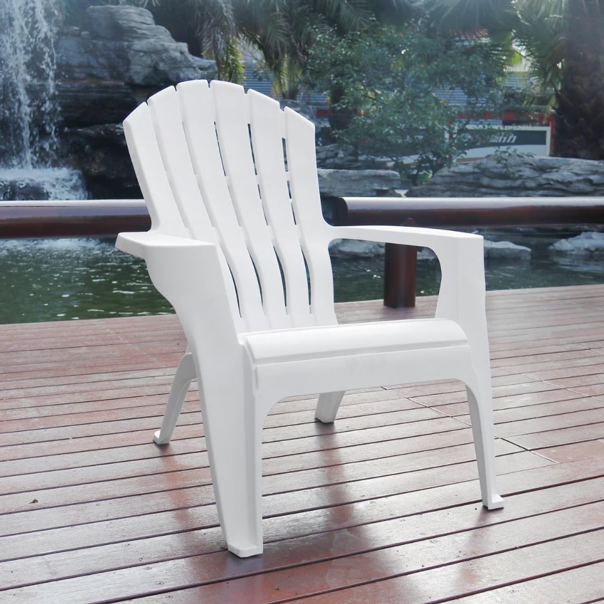 CORI CORI - Silla de Terraza Adirondack Blanca