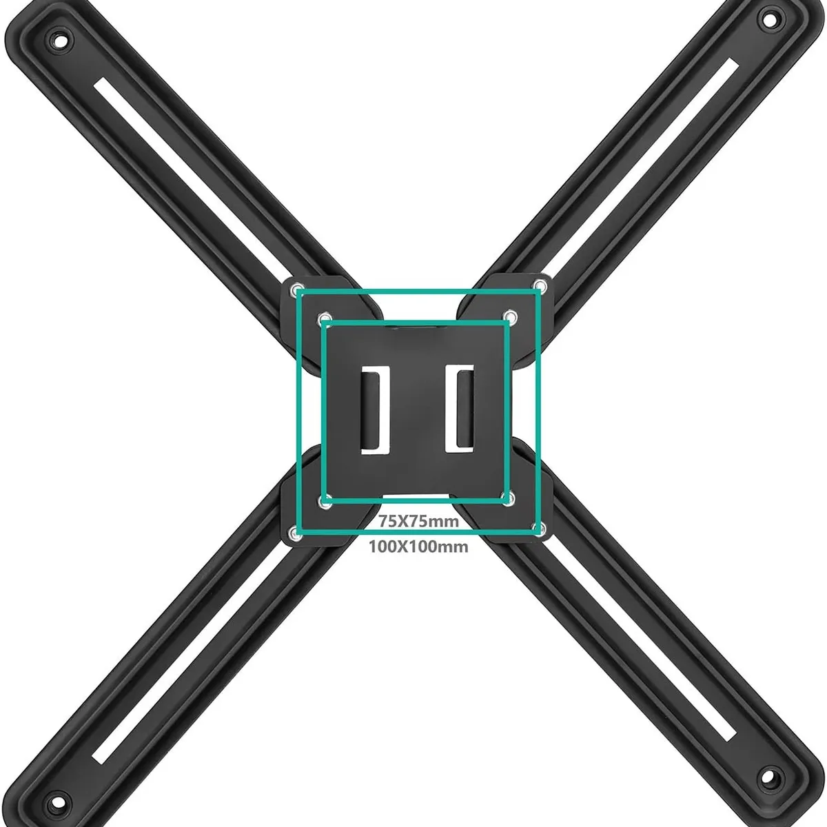 BRASFORMA - Adaptadores para  monitores sin perforaciones  VESA 13"- 27"  8KG  Brasforma