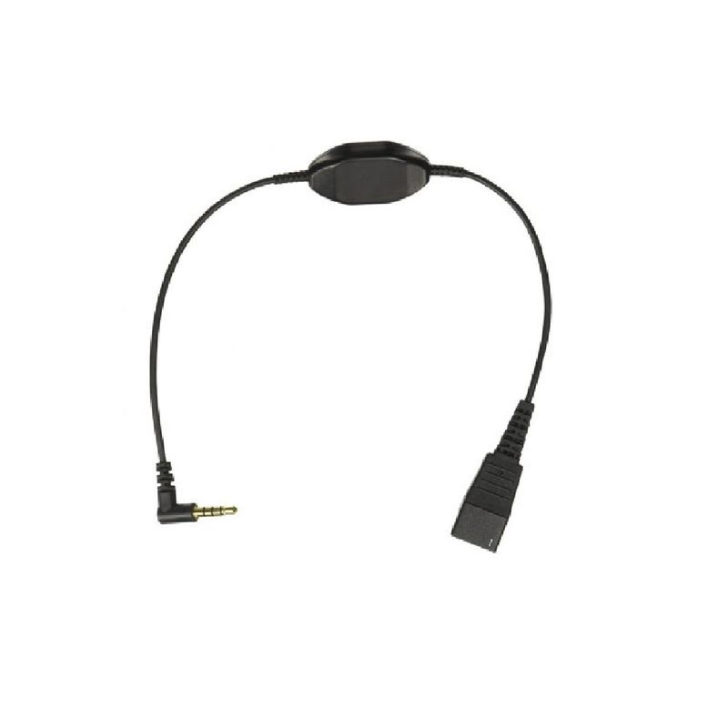 JABRA - Jabra Corp LINK Mobile QD a cable de 3.5 mm - Negro