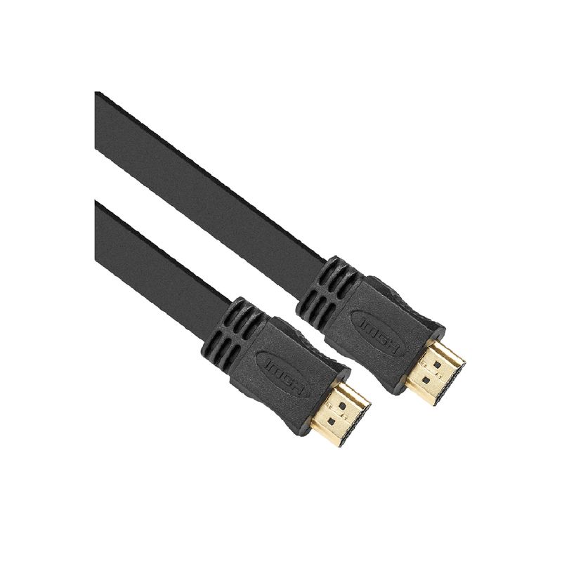 XTECH - Cable Hdmi Plano Full Hd 1080p 1,8 Metros Xtech XTC-406 - Negro