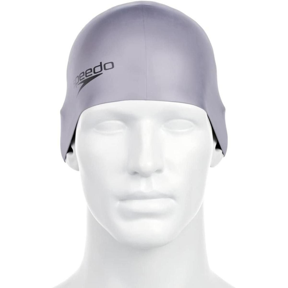 SPEEDO - Gorro Natación Speedo Plain Moulded Gris