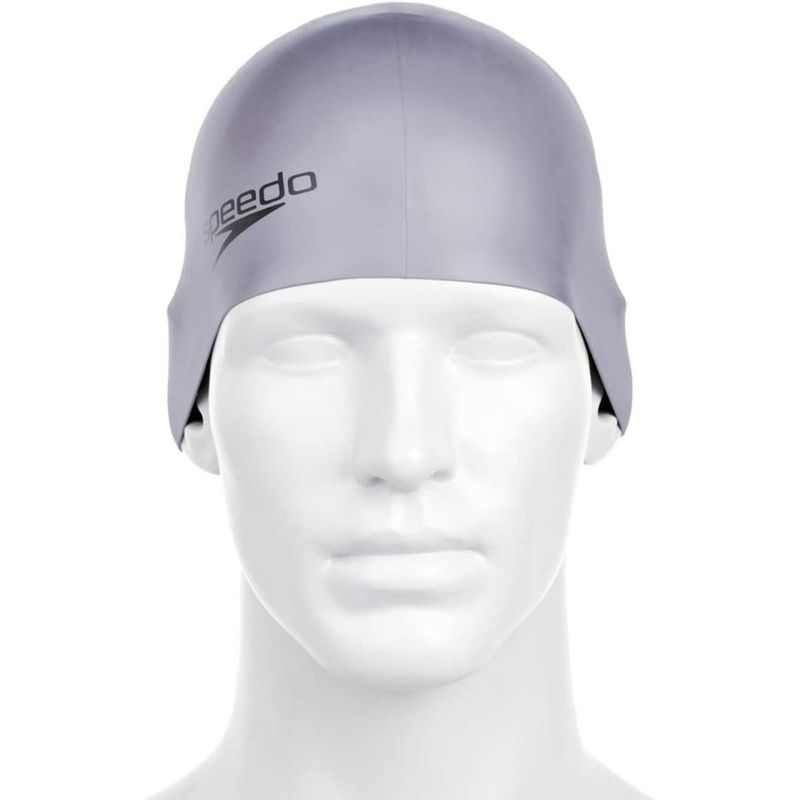 SPEEDO - Gorro Natación Speedo Plain Moulded Gris