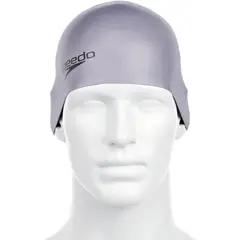 SPEEDO - Gorro Natación Plain Moulded Gris
