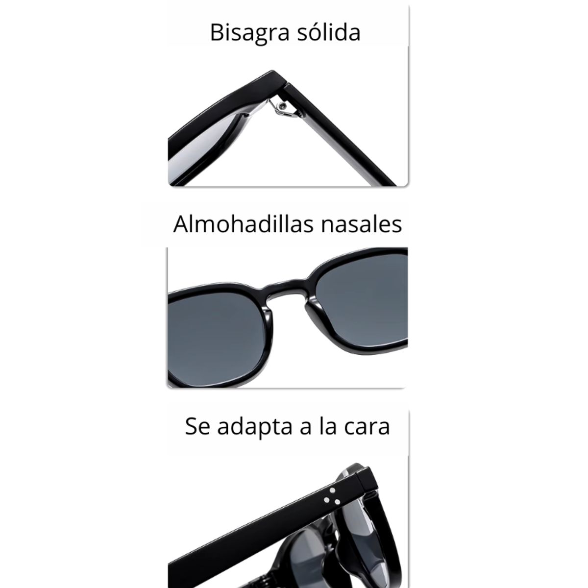 GENERICO - Lentes de Sol Sh407111 Rectangular Uv Resina