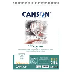 CANSON - Croquera “C” Á Grain A3 125grs 30Hjs