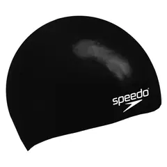 SPEEDO - Gorro Natación Niño Plain Moulded Negro