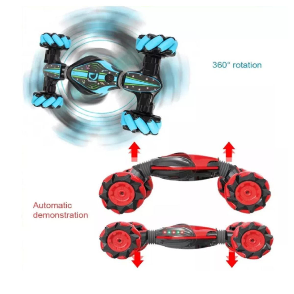 GENERICO - Auto Control Remoto Con Sensor Movimiento Gestos Mano 360°