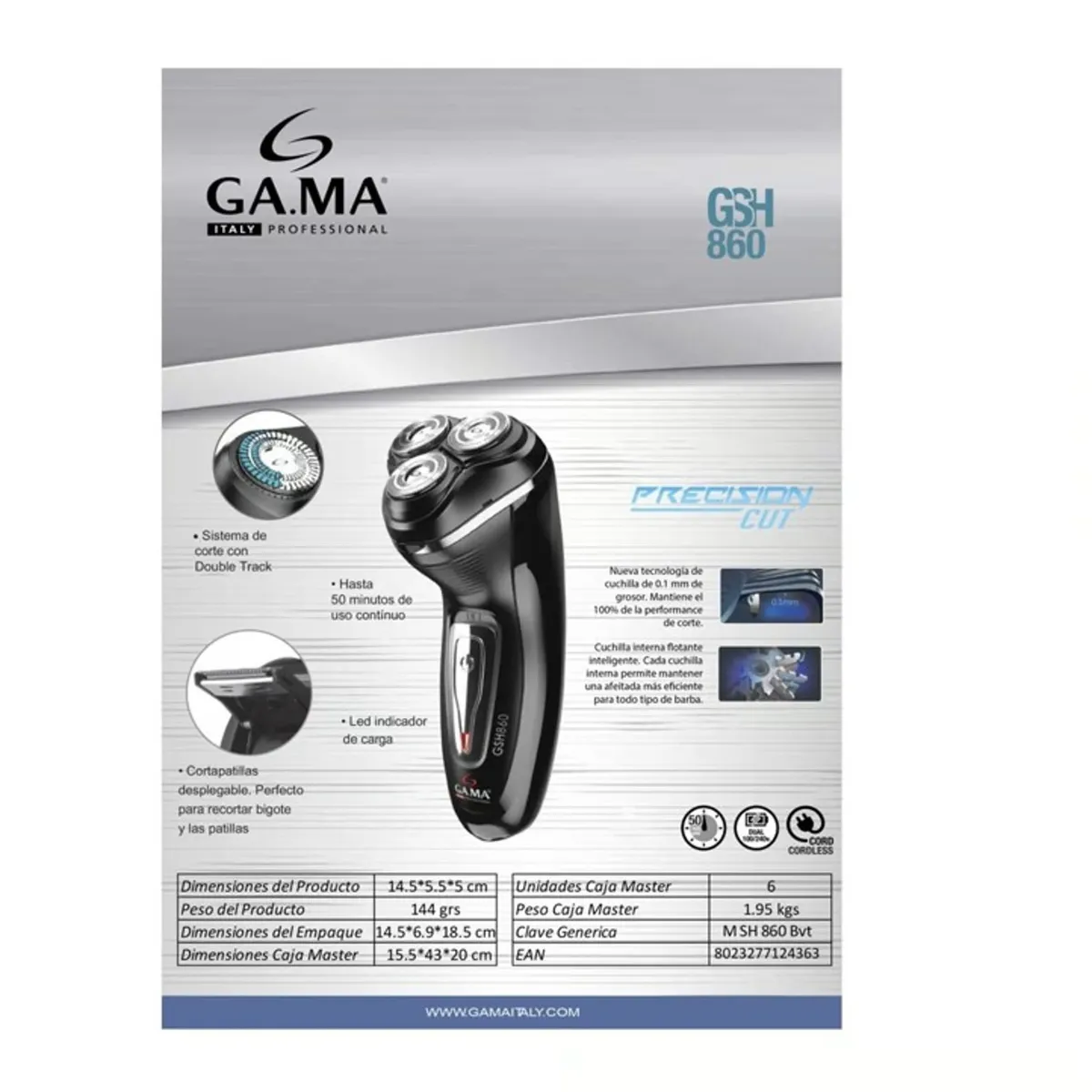 GAMA - AFEITADORA GAMA GSH860