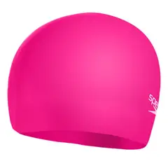 SPEEDO - Gorro Natación Junior Plain Moulded Rosado