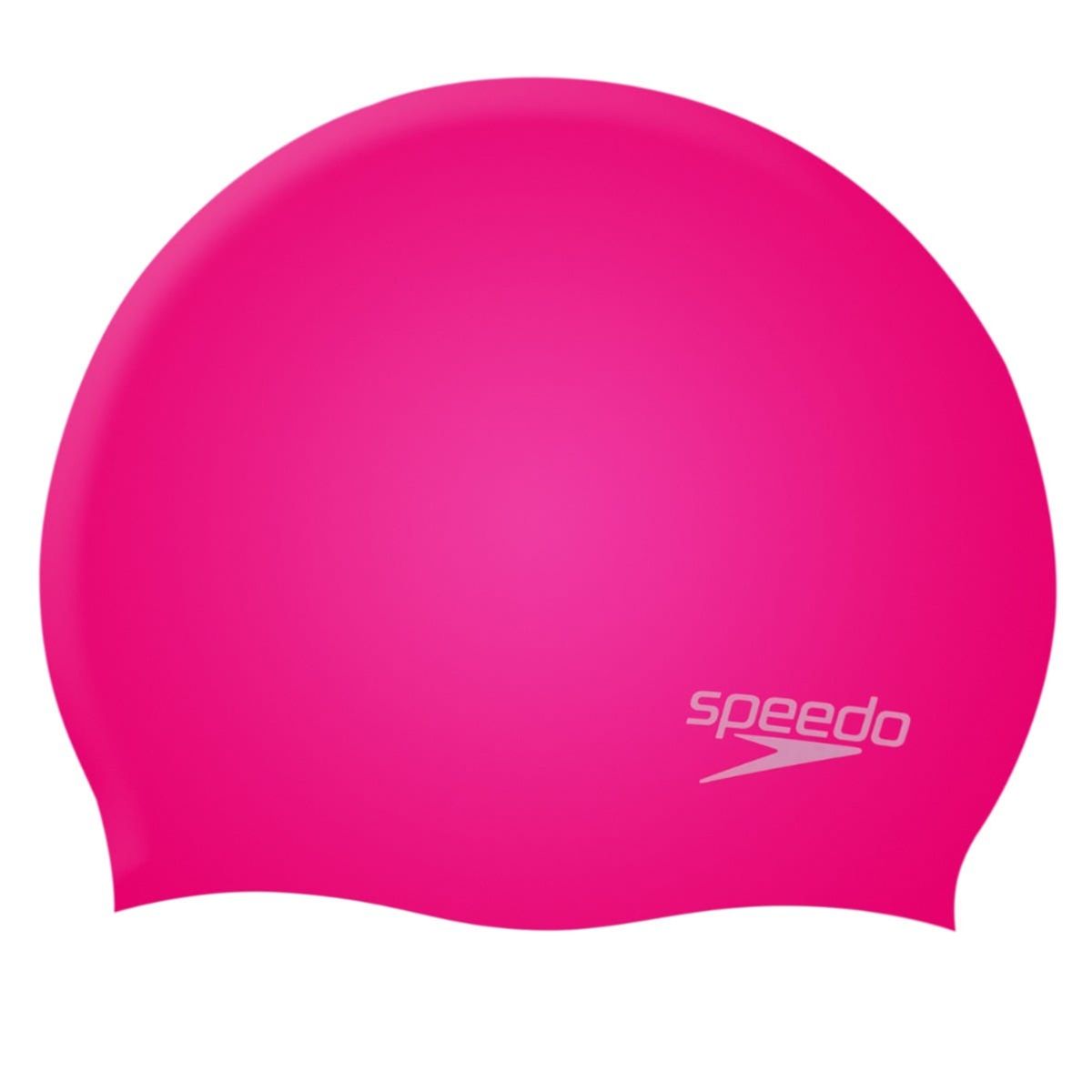 SPEEDO - Gorro Natación Junior Speedo Plain Moulded Rosado