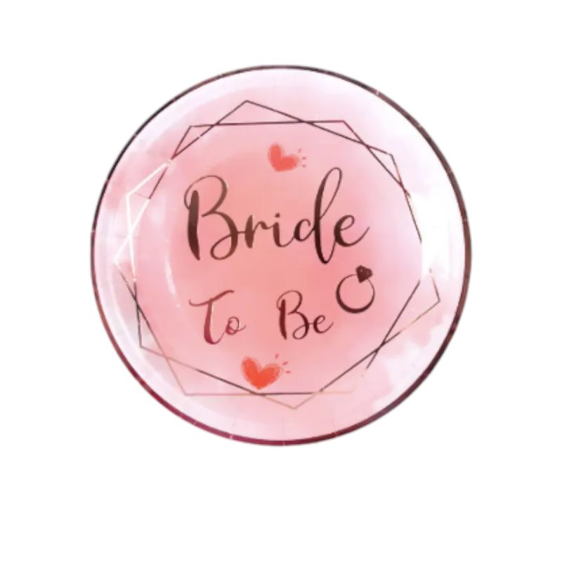 GENERICO - Platos bride to be - novia despedida de soltera