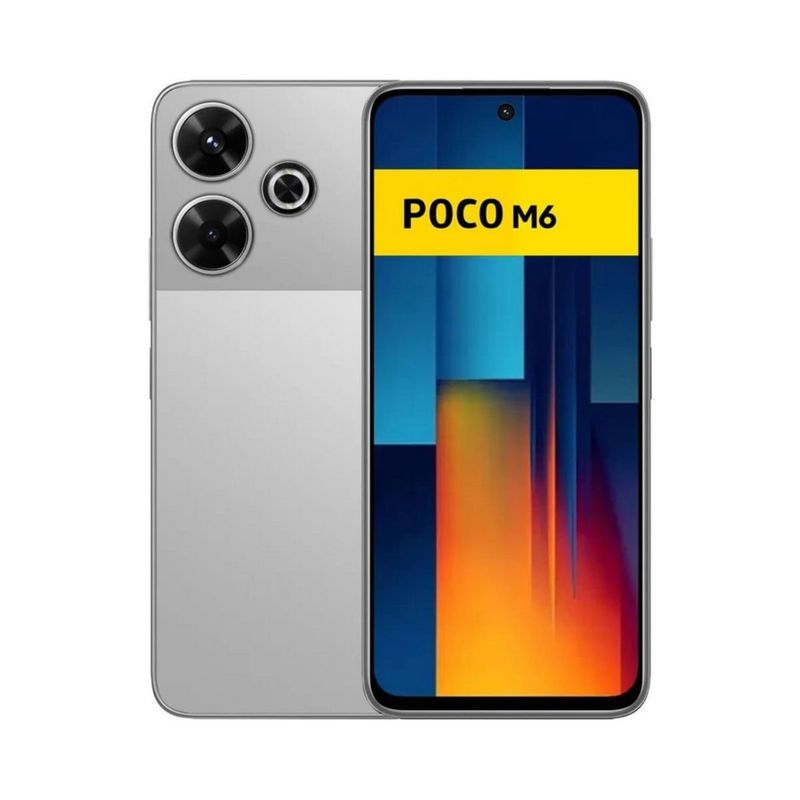 XIAOMI - Xiaomi POCO M6 4G US 6GB + 128GB Plateado