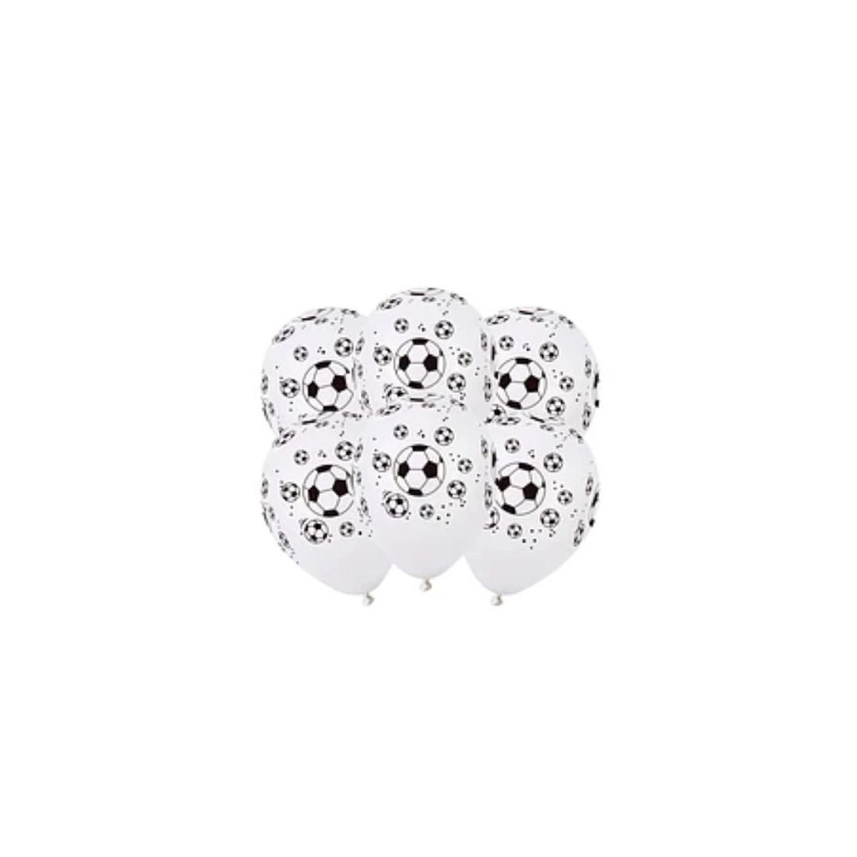 GENERICO - Set De Globos De Latex Futbol 6pcs