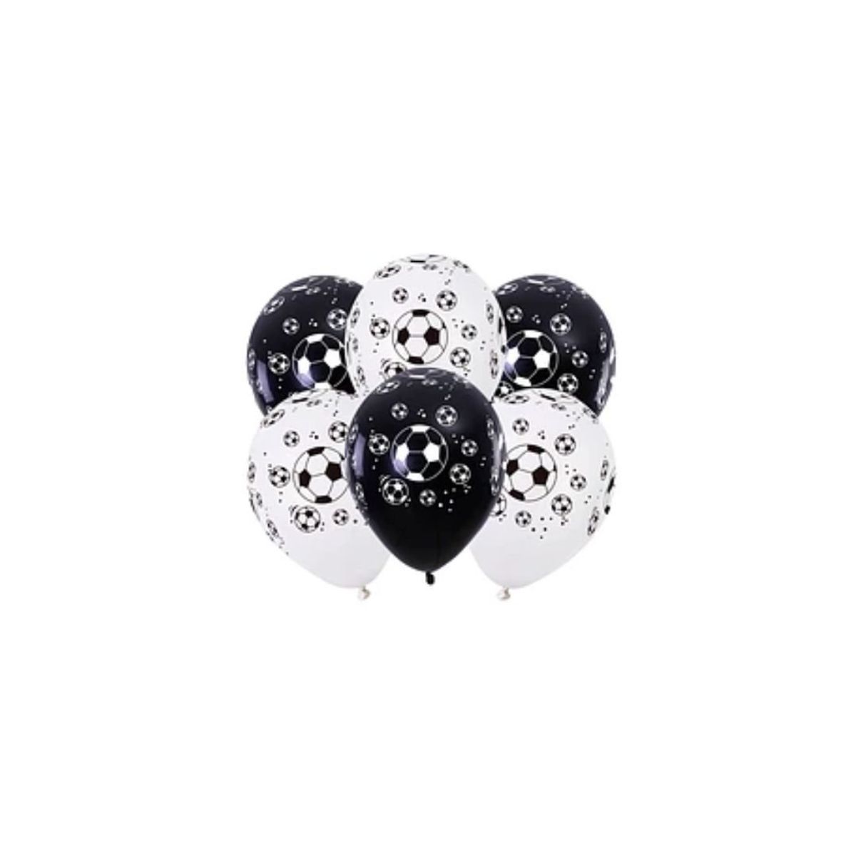 GENERICO - Set De Globos De Latex Futbol 6pcs