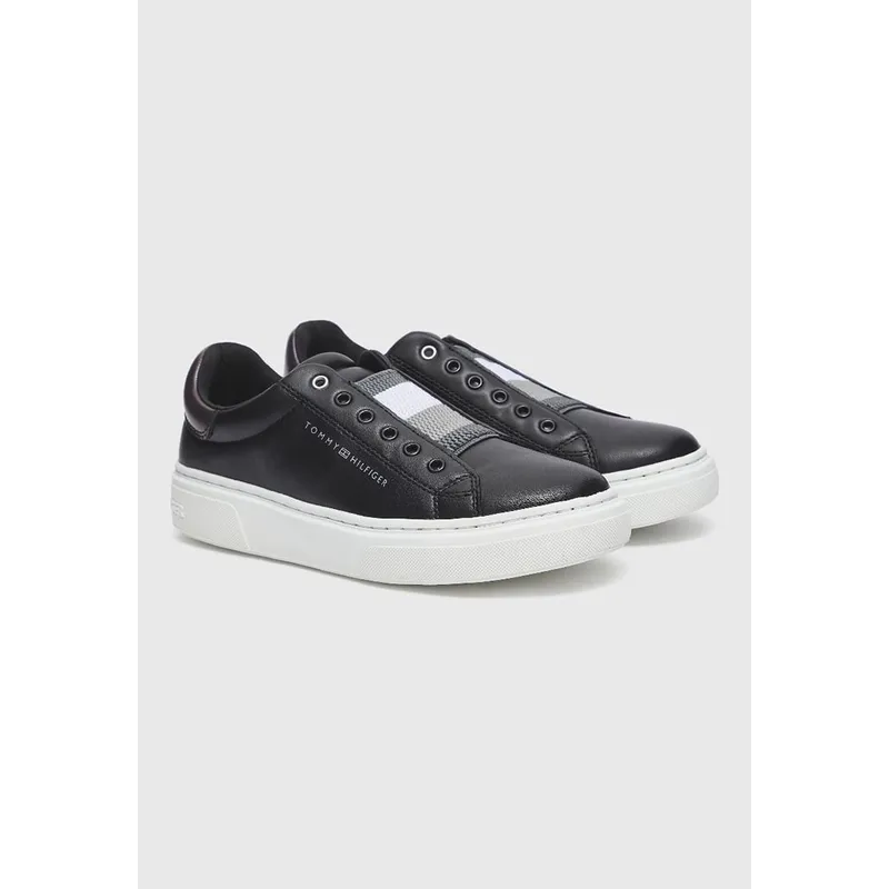 TOMMY HILFIGER - Zapatillas De Niña Con Logo Negro Tommy Hilfiger