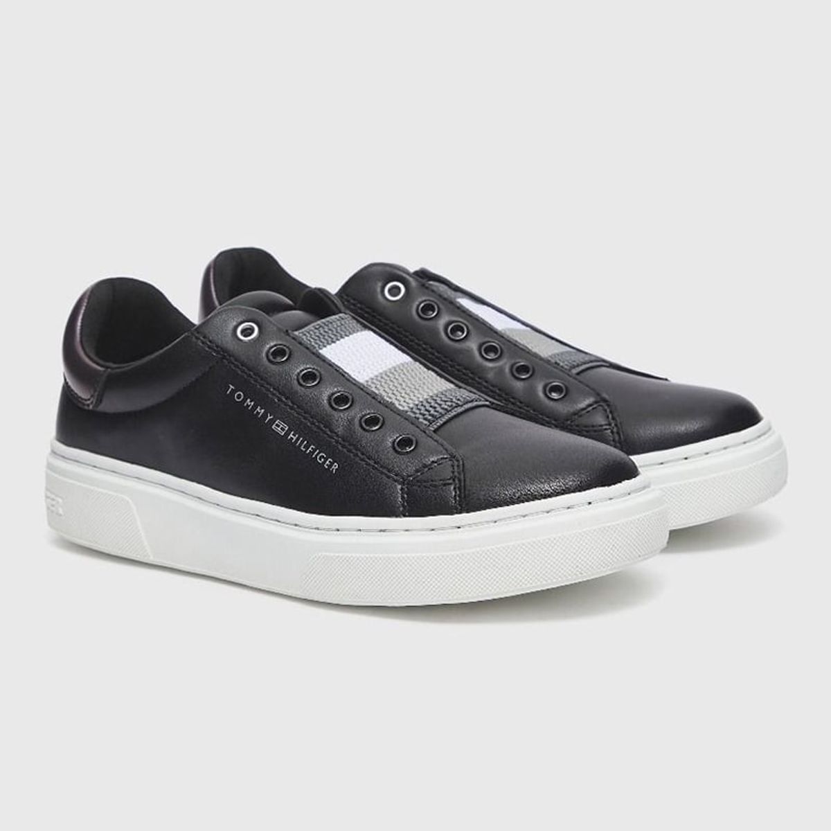 TOMMY HILFIGER - Zapatillas De Niña Con Logo Negro Tommy Hilfiger
