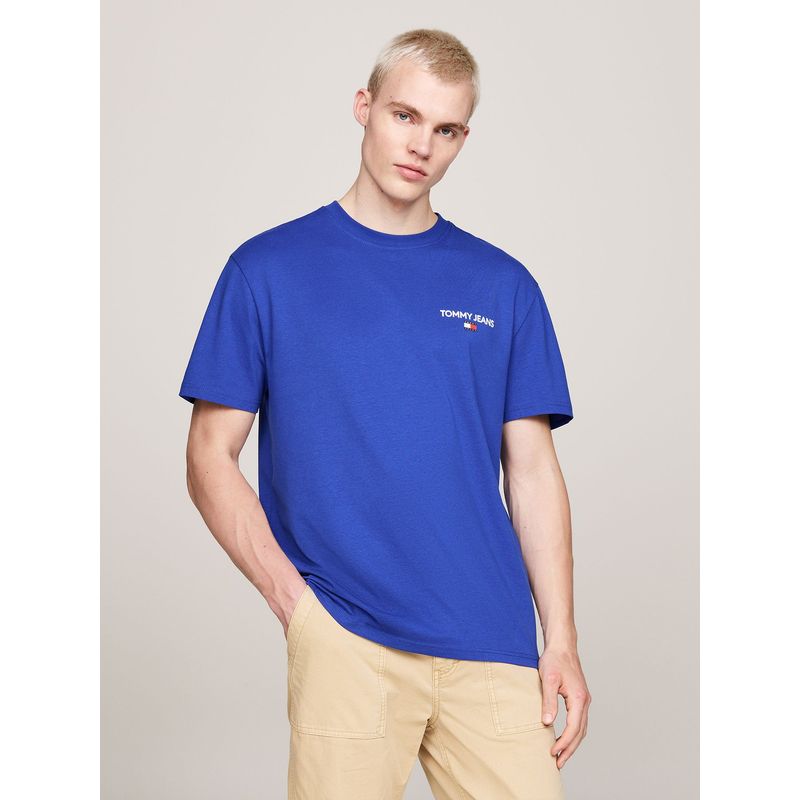 TOMMY HILFIGER - Polera Con Logo En La Espalda Azul Tommy Jeans