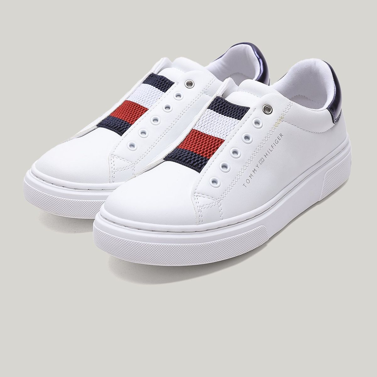 TOMMY HILFIGER - Zapatillas De Niña Con Logo Blanco Tommy Hilfiger