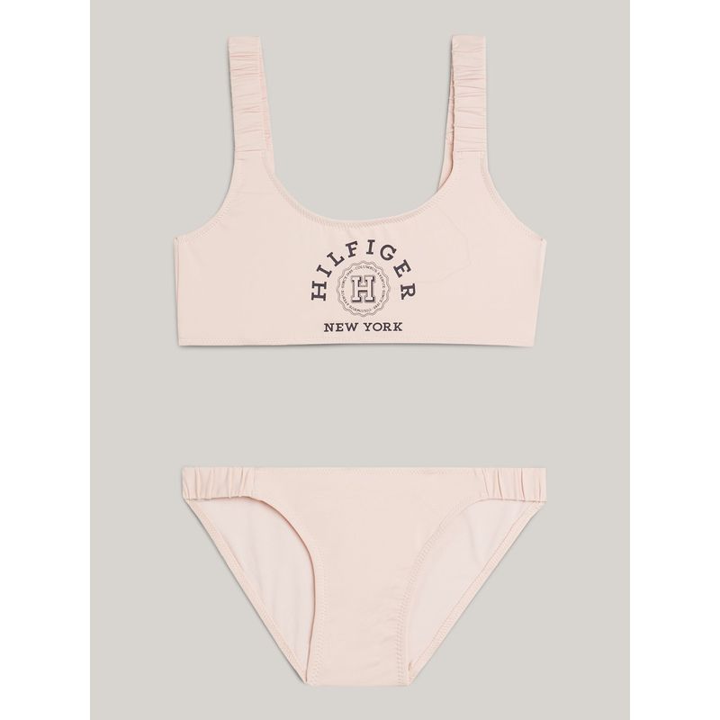 TOMMY HILFIGER - Bikini Con Logo Monotype Rosado Tommy Hilfiger