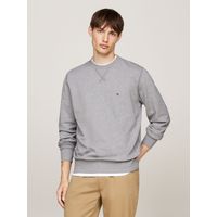 Polerón Solid Con Cuello Redondo Gris