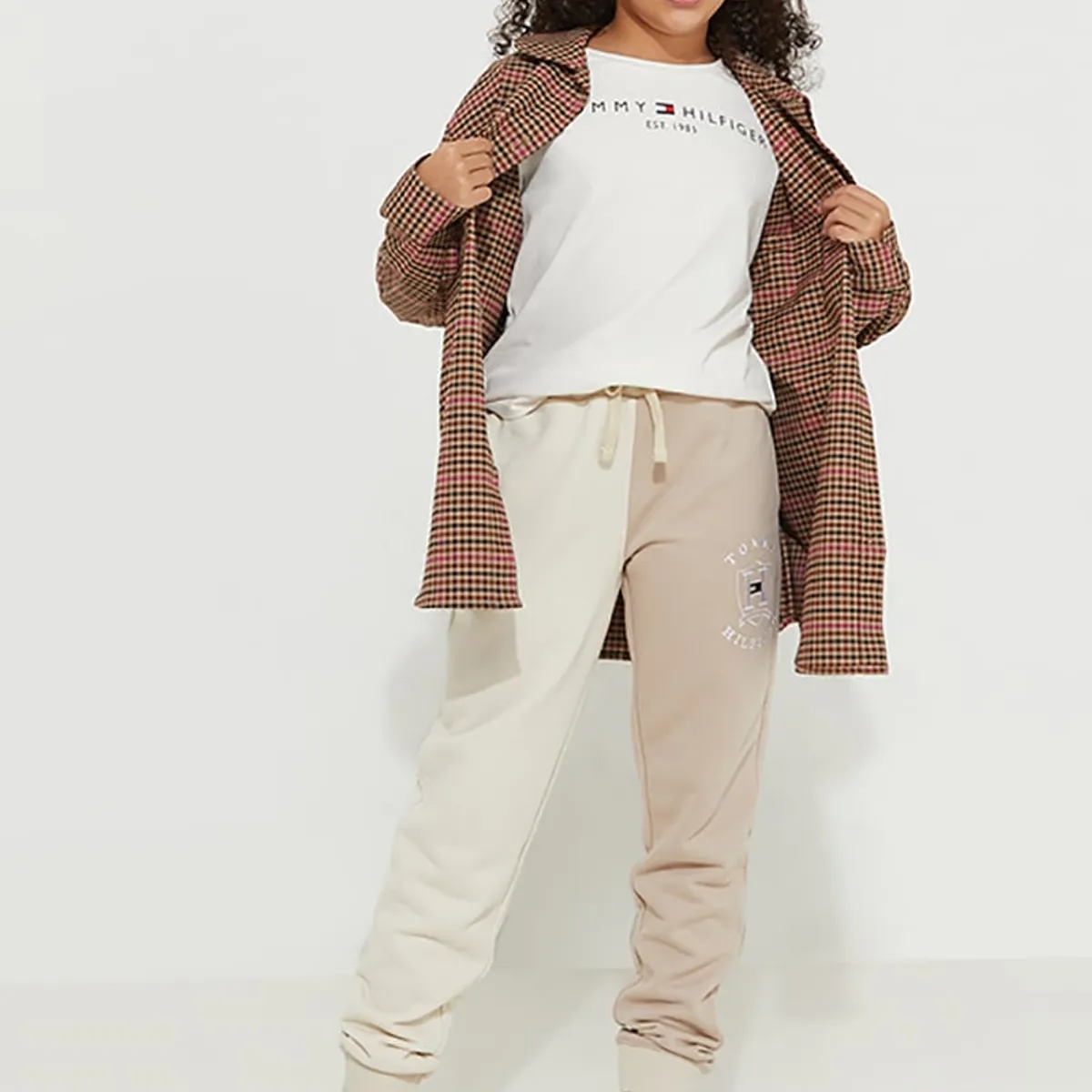 TOMMY HILFIGER - Polera De Niña Essential Organic Cotton Blanco Tommy Hilfiger