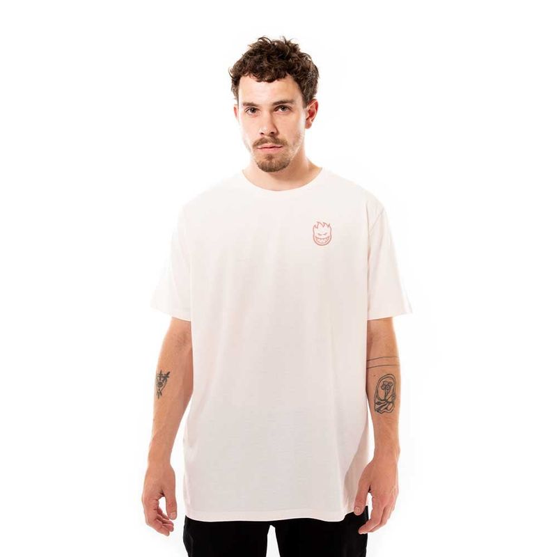 SPITFIRE - Polera Manga Corta Rosa Vortex Spitfire