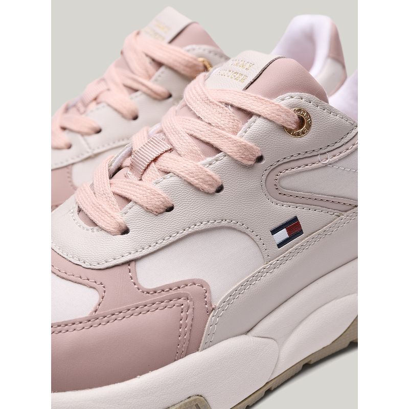 Pink Tommy Hilfiger Sporty Chunky Glitter Trainers Cosy Chunky