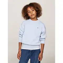 TOMMY HILFIGER - Sweater De Niño Essential Celeste