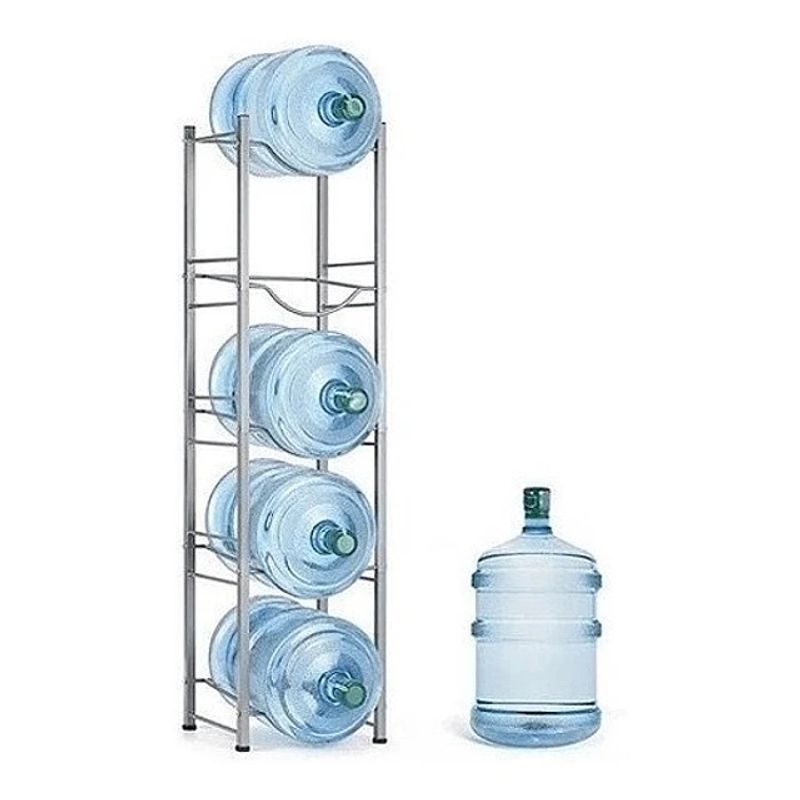 GENERICO - Rack Estante Organizador 5 Botellones Bidones Agua 20 Lts