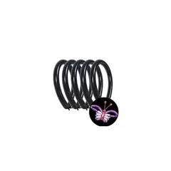 GENERICO - Globos De Latex Largos Color Negro 40pcs 30cm