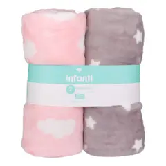 INFANTI - Pack 2 Mantas Niña
