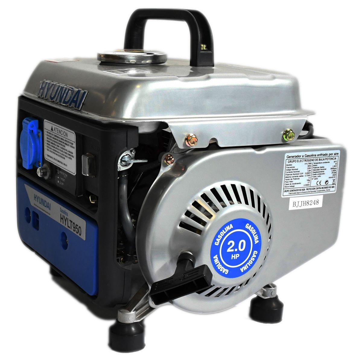 HYUNDAI - GENERADOR HYUNDAI GASOLINA 720 WATTS