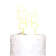GENERICO - Topper torta bride to be anillo compromiso despedida de soltera