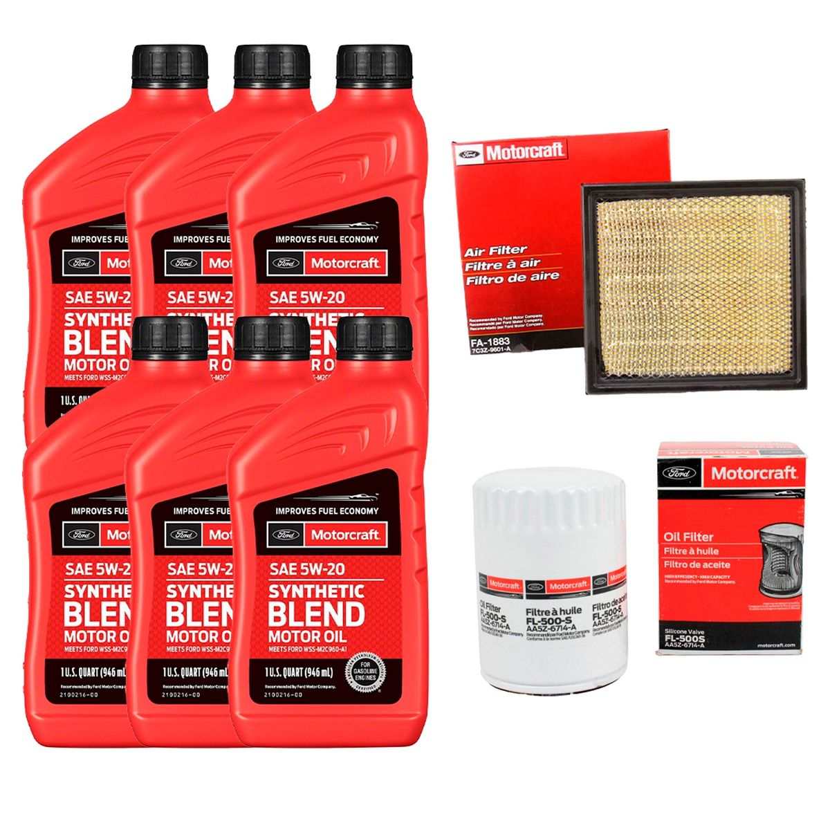 FORD - Kit Mantencion Ford F150 Aceite +filtros aire y aceite Motorcraft