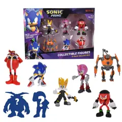 SONIC - Pack 8 Figuras De 7 Cms - Pack-1 Tails