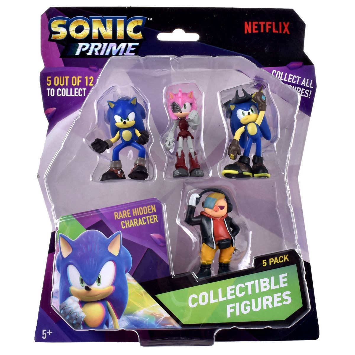 SONIC - Figuras Sonic pack 5 colección 7 cm - Amy
