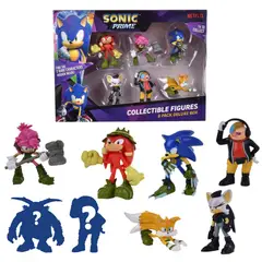 SONIC - Pack 8 Figuras De 7 Cms - Pack-2 Knukles