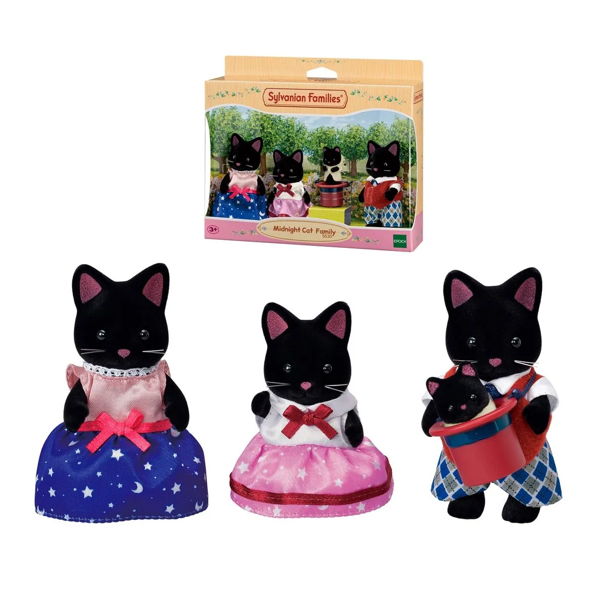 SYLVANIAN FAMILIES - Playset figuras Sylvanian Families Gatos Medianoche