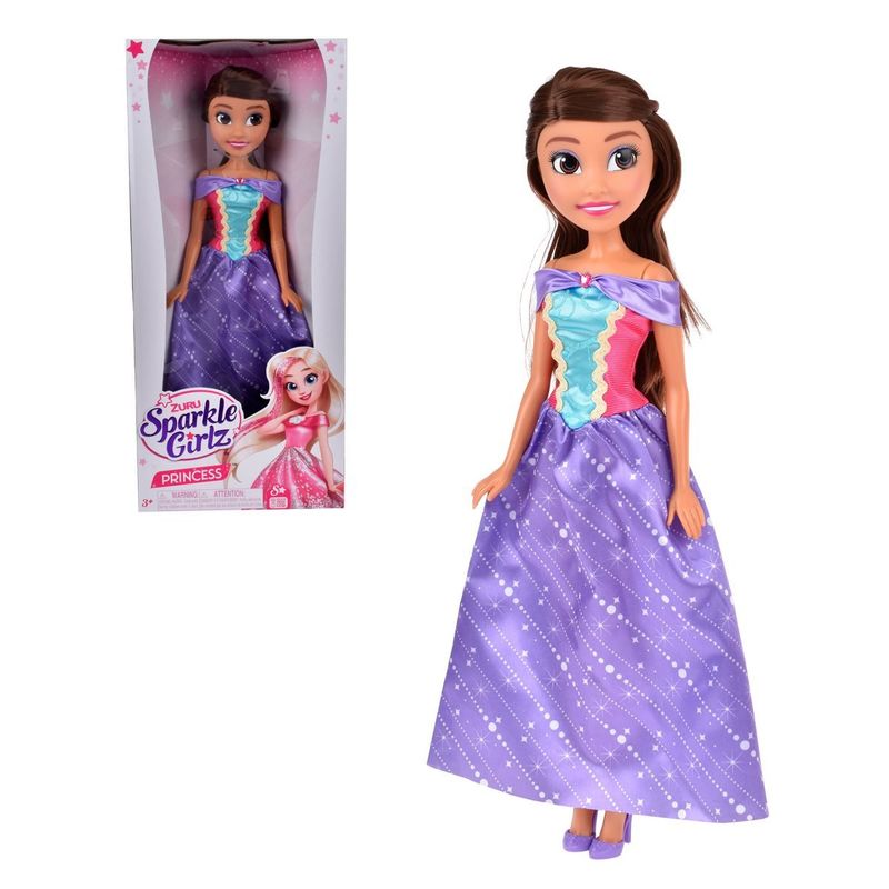 SPARKLE GIRLZ - MUÑECA PRINCESA 48 CMS SPARKLE GIRLZ - CASTAÑA