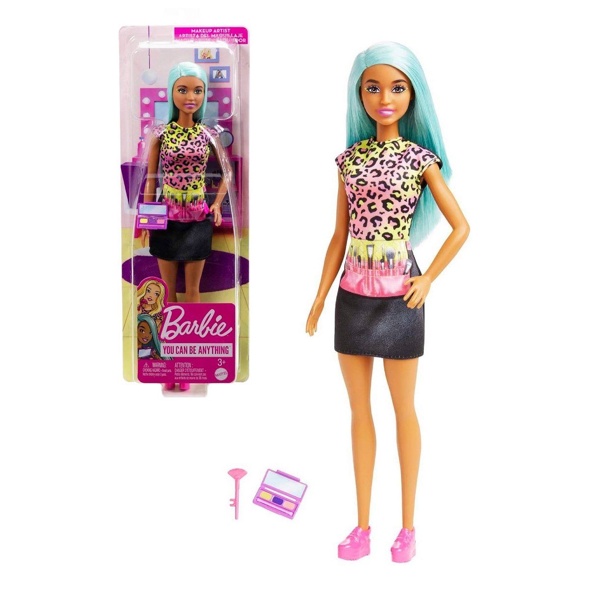 BARBIE - Muñeca Barbie profesional maquilladora con accesorios