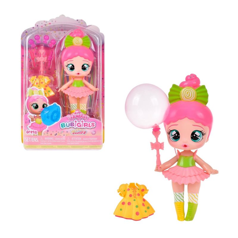 ANSALDO - Muñeca Bubiloons Con Globos Y Accesorios - Greta.-